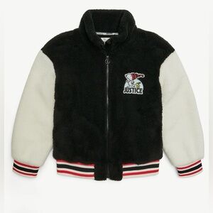 Justice x Snoopy Girls Sherpa Jacket